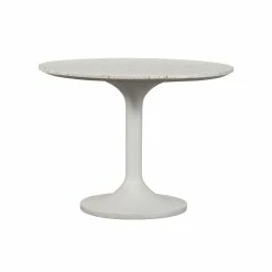 MOES Kitchen + Dining TULI WHITE TERRAZZO OUTDOOR CAFÉ TABLE