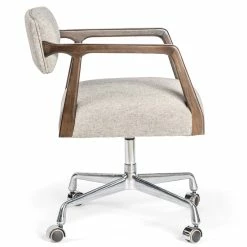 FOUR HANDS Office TYLER DESK CHAIR: IVES WHITE GREY