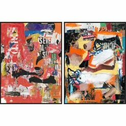 L ART "UNDER THE LAYERS" CANVAS ART Wall Art