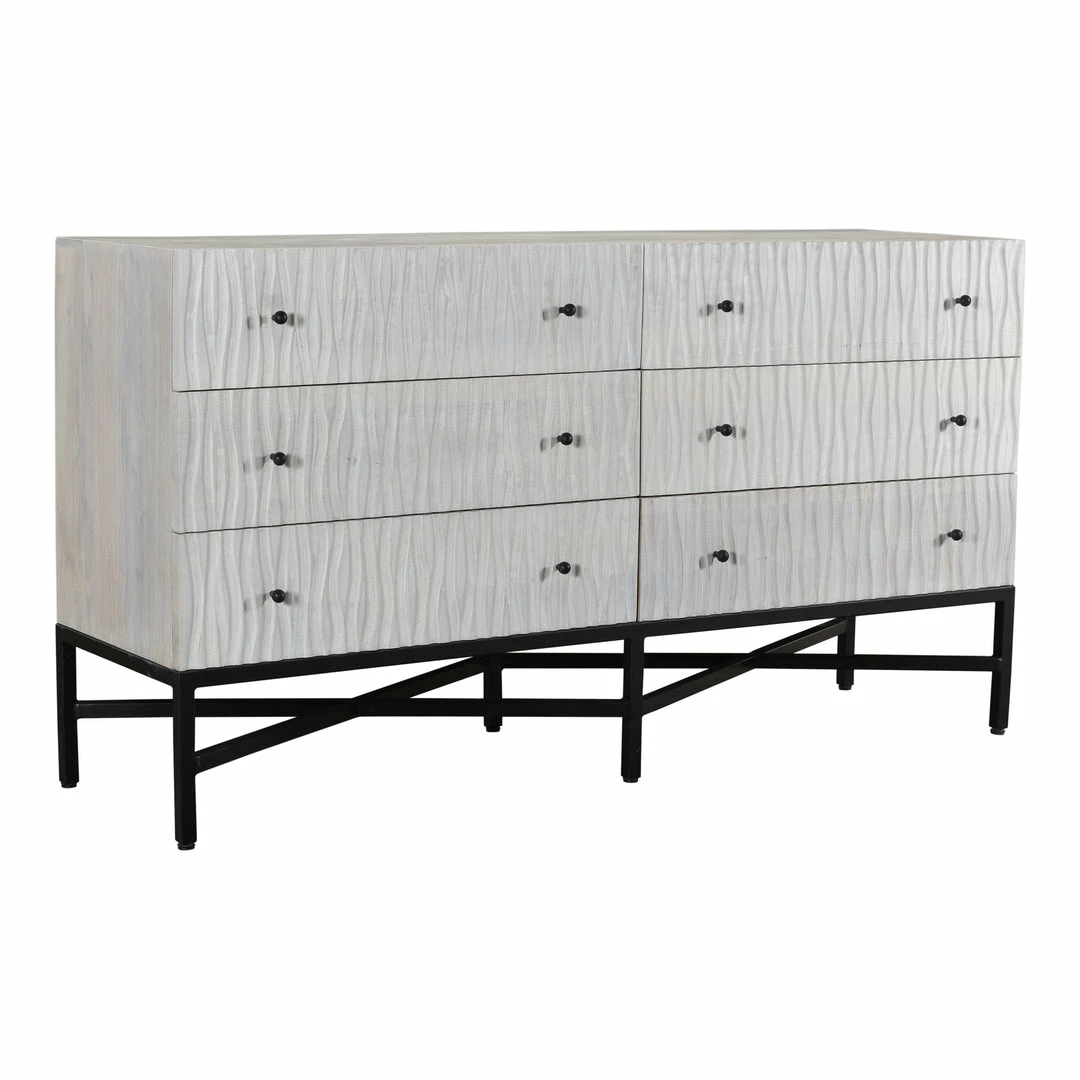 Cheapest β€οΈ MOES Furniture WHITE DUNES π DRESSER β€οΈ 4 MOES Furniture WHITE DUNES DRESSER