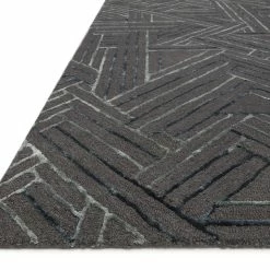 LOLOI VERVE 01 WOOL + VISCOSE RUG: GRAPHITE
