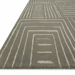 LOLOI VERVE 02 WOOL + VISCOSE RUG: GREY, MIST