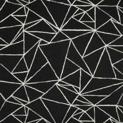 LOLOI VERVE 03 WOOL + VISCOSE RUG: BLACK