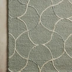 LOLOI VERVE 05 WOOL + VISCOSE RUG: SAGE