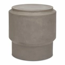 URBIA BARREL CONCRETE END TABLE
