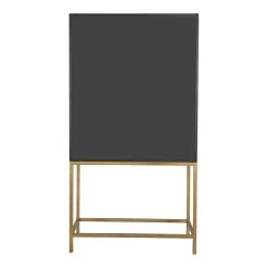 MOES MAKO SHAGREEN TALL BAR CABINET