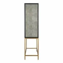 MOES MAKO SHAGREEN TALL BAR CABINET