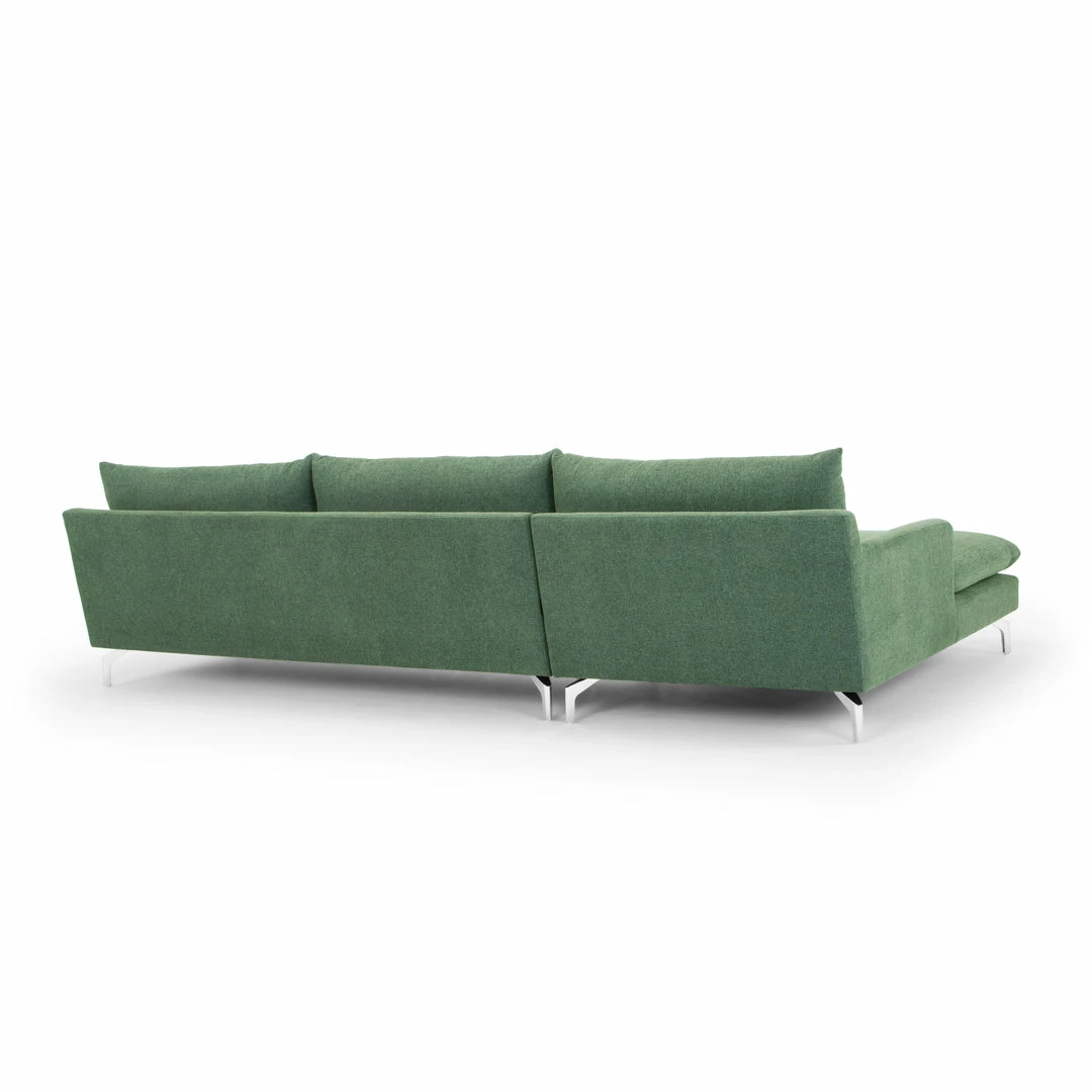 Brand new โค๏ธ URBIA RUSSO LAF/RAF SECTIONAL: ICON DARK GREEN ๐ 4 URBIA RUSSO LAF/RAF SECTIONAL: ICON DARK GREEN