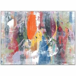 L ART Wall Art "VARIETAL COLORS IN MOTION II" CANVAS ART