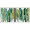 L ART "VIRIDIS" DIPTYCH CANVAS ART