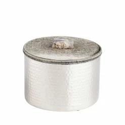 CYAN WINDSOR CRYSTAL TOP HIDE CONTAINERS Pillows + Decor