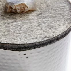 CYAN WINDSOR CRYSTAL TOP HIDE CONTAINERS Pillows + Decor