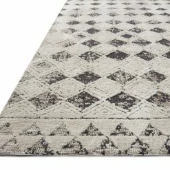 LOLOI YESHAIA 02 RUG: IVORY, CHARCOAL