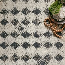 LOLOI YESHAIA 02 RUG: IVORY, CHARCOAL