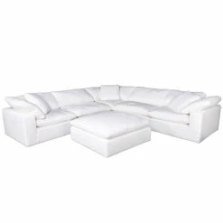 Deals π MOES CLAY MODULAR SECTIONAL: CREAM WHITE Furniture β 48 MOES CLAY MODULAR SECTIONAL: CREAM WHITE Furniture