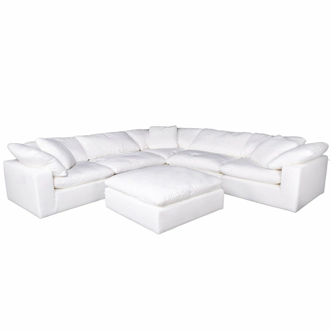 Deals π MOES CLAY MODULAR SECTIONAL: CREAM WHITE Furniture β 16 MOES CLAY MODULAR SECTIONAL: CREAM WHITE Furniture