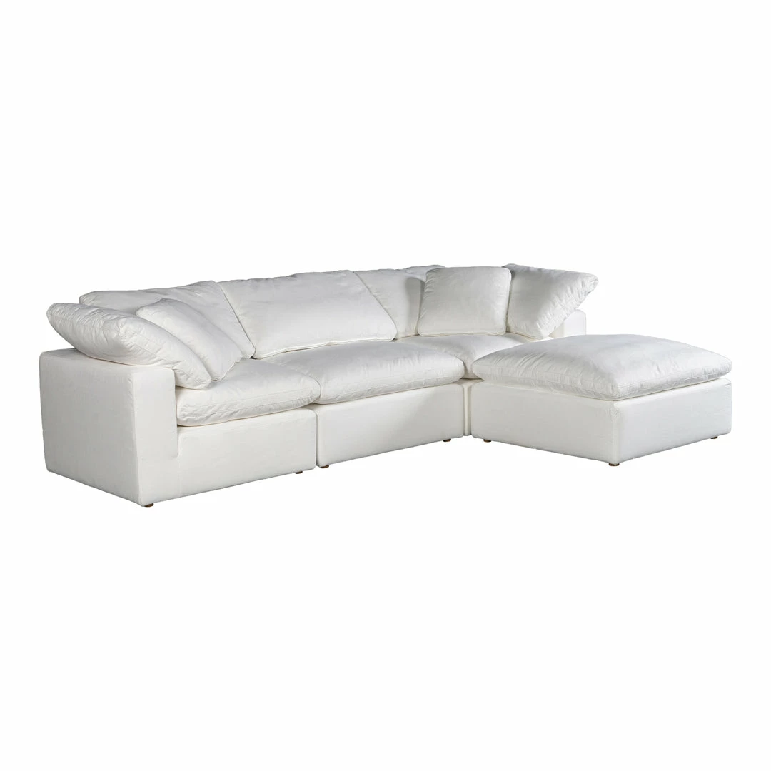 Deals π MOES CLAY MODULAR SECTIONAL: CREAM WHITE Furniture β 3 MOES CLAY MODULAR SECTIONAL: CREAM WHITE Furniture