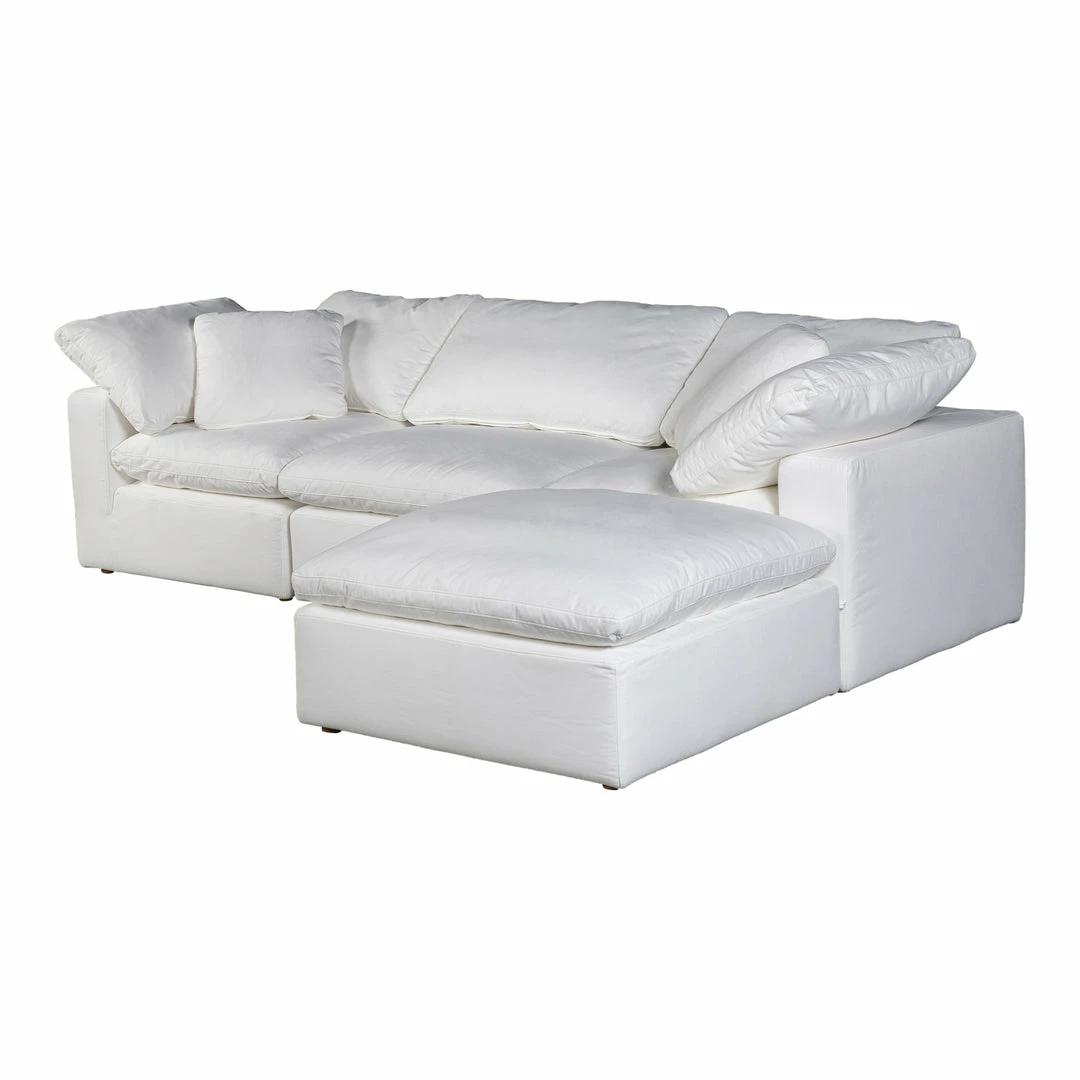 Deals π MOES CLAY MODULAR SECTIONAL: CREAM WHITE Furniture β 4 MOES CLAY MODULAR SECTIONAL: CREAM WHITE Furniture