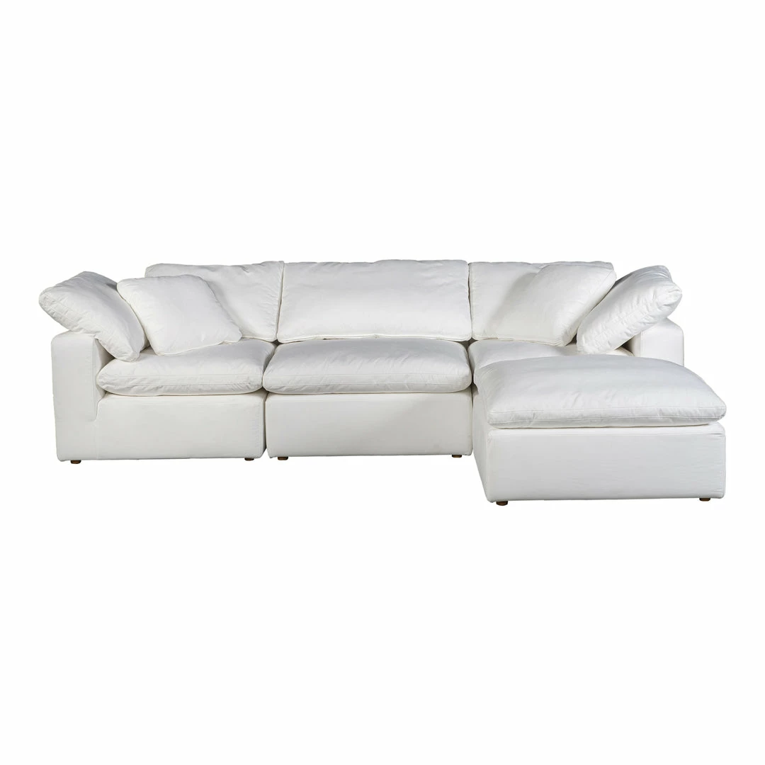 Deals π MOES CLAY MODULAR SECTIONAL: CREAM WHITE Furniture β 1 MOES CLAY MODULAR SECTIONAL: CREAM WHITE Furniture