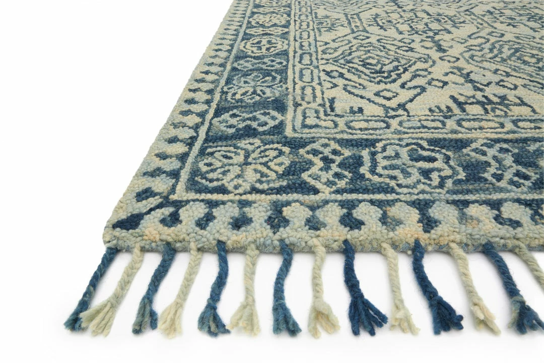 Flash Sale 🌟 LOLOI ZHARAH 09 HOOKED WOOL RUG: MIST, BLUE 🛒 2 LOLOI ZHARAH 09 HOOKED WOOL RUG: MIST, BLUE