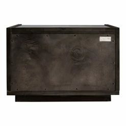 MOES MASON ACACIA WOOD + MARBLE TOP NIGHTSTAND