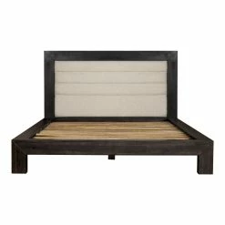MOES MASON ACACIA UPHOLSTERED BED
