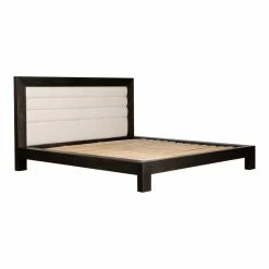 MOES MASON ACACIA UPHOLSTERED BED