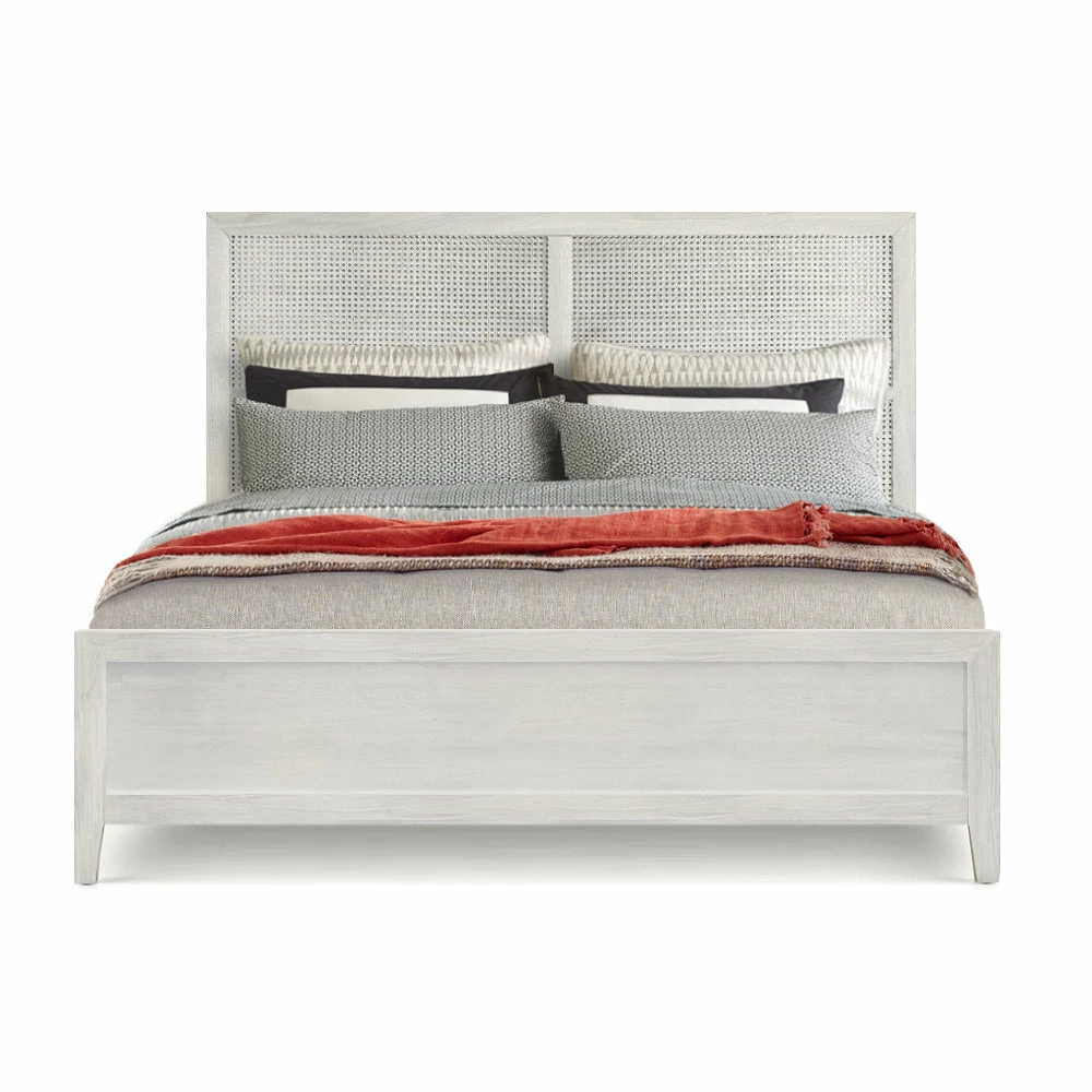 Best reviews of ⭐ DOVETAIL ABBY WHITE WASHED CANE PANEL BED Bedroom ⌛ 1 DOVETAIL ABBY WHITE WASHED CANE PANEL BED Bedroom