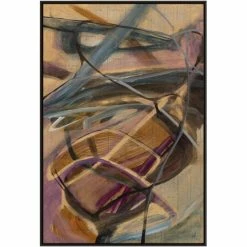 L ART "ABSTRACT ON ANTIQUE NO.7" CANVAS ART Wall Art