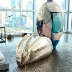 CYAN Pillows + Decor ABSTRACT SPRING PAINTED CERAMIC VASE