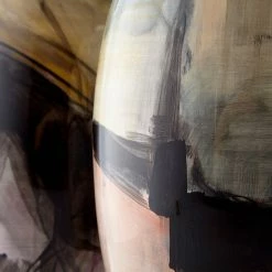 CYAN Pillows + Decor ABSTRACT SPRING PAINTED CERAMIC VASE