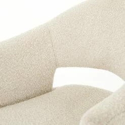 FOUR HANDS Furniture ADARA KNOLL NATURAL BOUCLE SWIVEL CHAIR