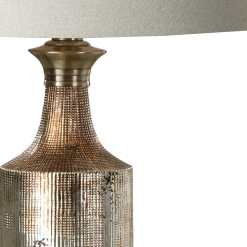 Brand new ๐ UTTERMOST Lighting ADIMA METALLIC BRONZE CERAMIC LAMP ๐ 5 UTTERMOST Lighting ADIMA METALLIC BRONZE CERAMIC LAMP