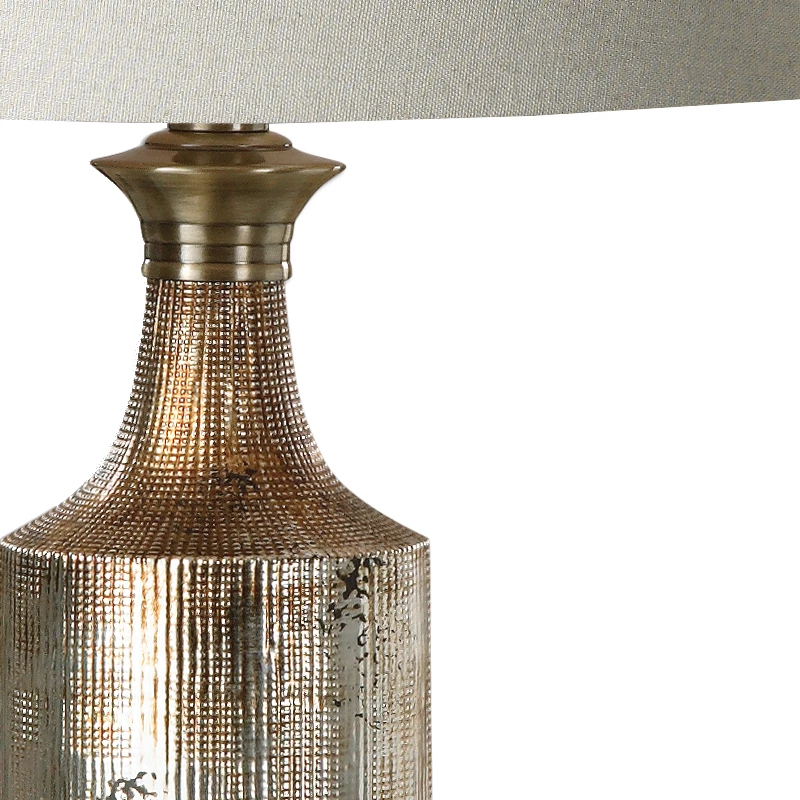 Brand new ๐ UTTERMOST Lighting ADIMA METALLIC BRONZE CERAMIC LAMP ๐ 3 UTTERMOST Lighting ADIMA METALLIC BRONZE CERAMIC LAMP