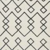 LOLOI ADLER FLAT WEAVE: IVORY, BLACK Rug