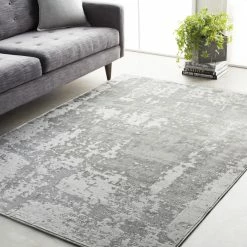SURYA DAEGAN RUG: GRAY