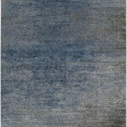 SURYA DAMON RUG: INDIGO, ASH