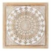 SURYA ADRI RUSTIC WHITE WOODEN WALL ART