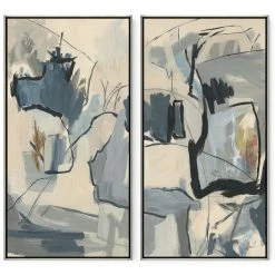 L ART "AEROSOL" CANVAS ART DIPTYCH Wall Art