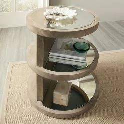 HOOKER AFFINITY 3-TIER CIRCLE END TABLE