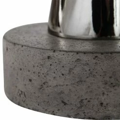 UTTERMOST AGED CONCRETE + BLACK NICKEL ACCENT TABLE Furniture