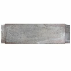 UTTERMOST AGED ZINC SCROLL CONSOLE