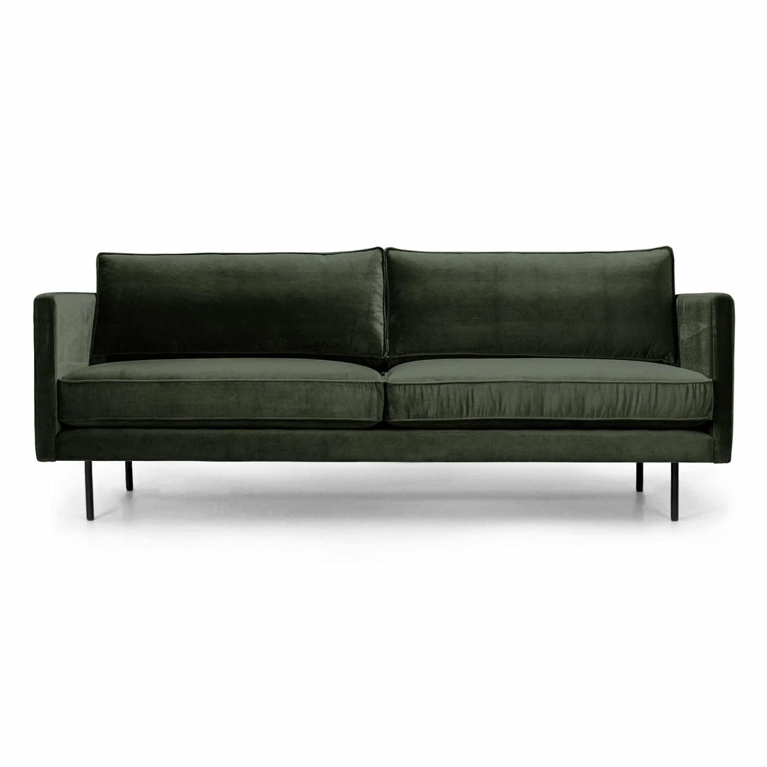 Best deal ⭐ MOES Furniture ALBIE FOREST GREEN VELVET SOFA ✔️ 1 MOES Furniture ALBIE FOREST GREEN VELVET SOFA