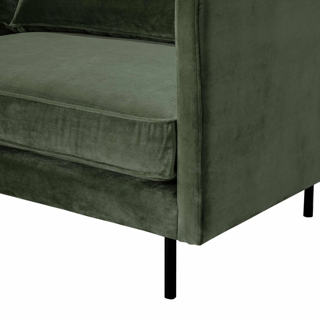 Best deal ⭐ MOES Furniture ALBIE FOREST GREEN VELVET SOFA ✔️ 6 MOES Furniture ALBIE FOREST GREEN VELVET SOFA