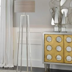 UTTERMOST ALEXUS POLISHED CHROME FLOOR LAMP