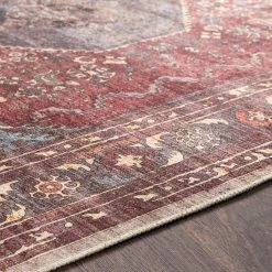SURYA ADRIANO VINTAGE PRINT FLAT RUG