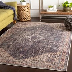 SURYA ADALIE VINTAGE PRINT FLAT RUG