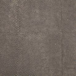 FOUR HANDS ANDEL SHAGREEN BEDSIDE TABLE: CHROME Bedroom