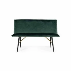 VIG ANDY GREEN VELVET DINING BANQUETTE BENCH Furniture