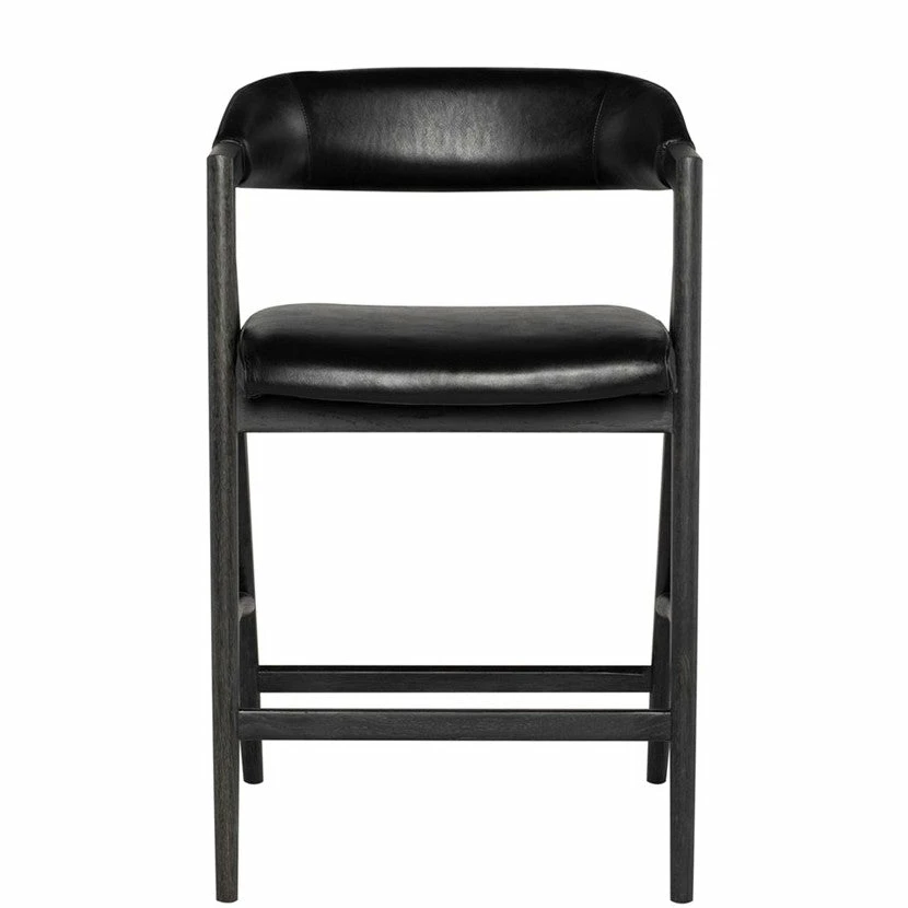 Best deal π€© NUEVO ANITA COUNTER STOOL: RAVEN LEATHER Furniture β¨ 1 NUEVO ANITA COUNTER STOOL: RAVEN LEATHER Furniture
